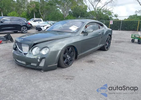 2004 Bentley Continental Gt из США, поврежденный, VIN SCBCR63W44C021642